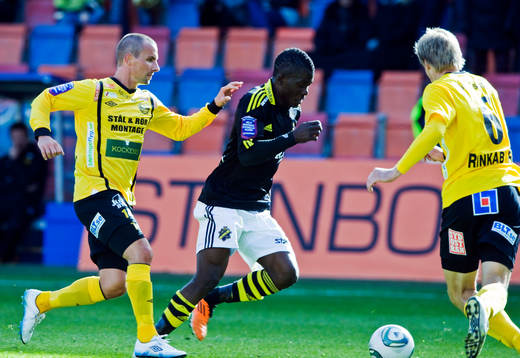 Daniel Nicklasso, Mjällby och Ibrahim Bangura, AIK