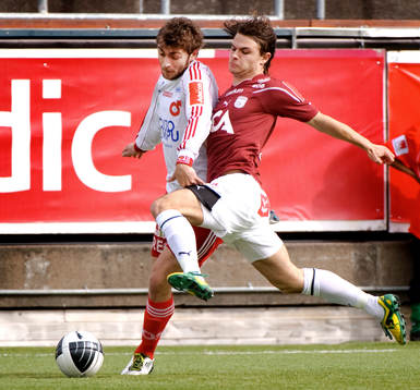 Christophe Lallet, Degerfors, Hannes Sahlin, Qviding