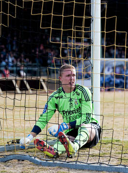 Marcus Sandberg, målvakt IFK Göteborg, depp