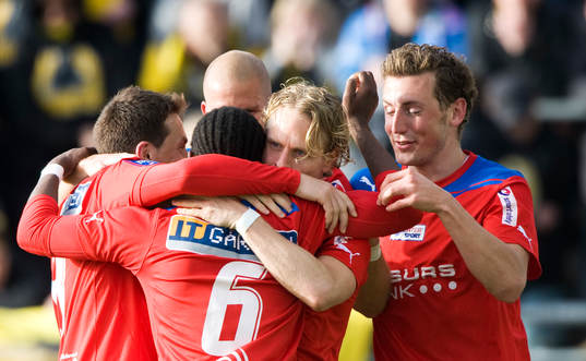 1-0, Alexander Gerndt, Helsingborg, jubel