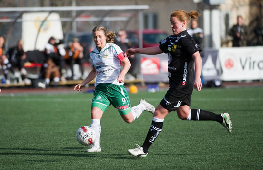 Matilda Agné, Hammarby och Anna Westerlund, Umeå