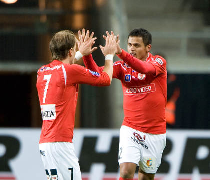 Daniel Sobralense, Kristoffer Fagercrantz, Kalmar, jubel
