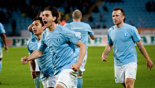 Agon Mehmeti, Malmö FF, jubel