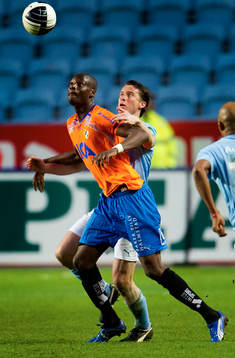 Joe Sise, Halmstad, Daniel Andersson, Malmö FF