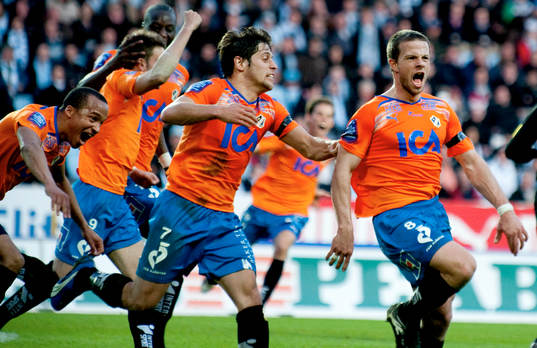 Jonas Saevarsson, Halmstad, jubel
