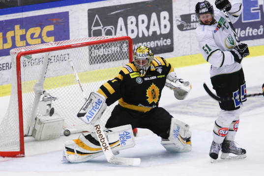 Andreas Hadelöv, målvakt, Skellefteå och Rickard Wallin,