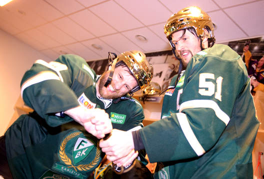 Christian Berglund, Rickard Wallin, Färjestad, försöker
