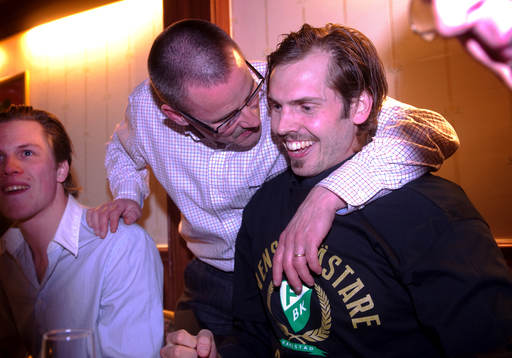 Tommy Samuelsson, tränare, Cristopher Nihlstorp, målvakt,