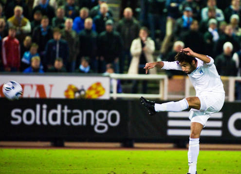Jimmy Durmaz, Malmö gör 0-1