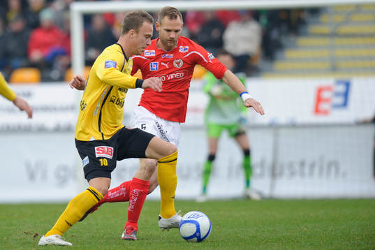 Marcus Ekenberg, Mjällby, och Tobias Karlsson, Kalmar