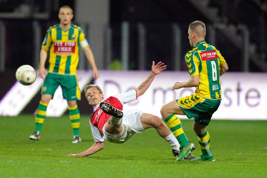 Pontus Wernbloom, AZ och Danny Buijs, ADO