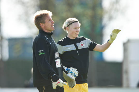 Hedvig Lindahl. Målvakt, Kristianstad, Benny Johansson,