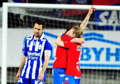 1-2 efter mål av Alexander Gerndt, Helsingborg