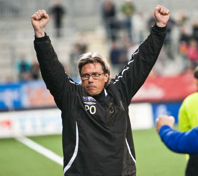 Per Olsson, tränare,  glädje, jubel
