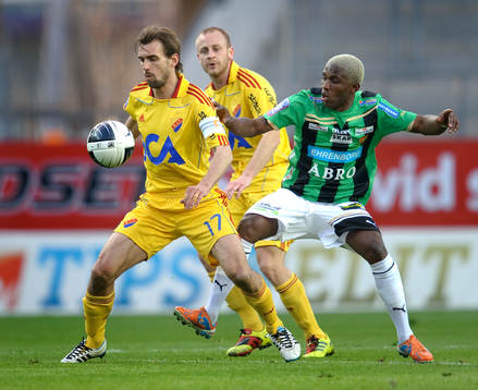 Joel Riddez, Djurgården, Eric Magloire Bassombeng, Gais