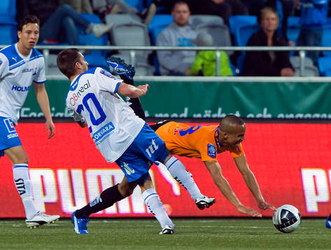 Christopher Telo, Norrköping och Marcus Olsson, Halmstad