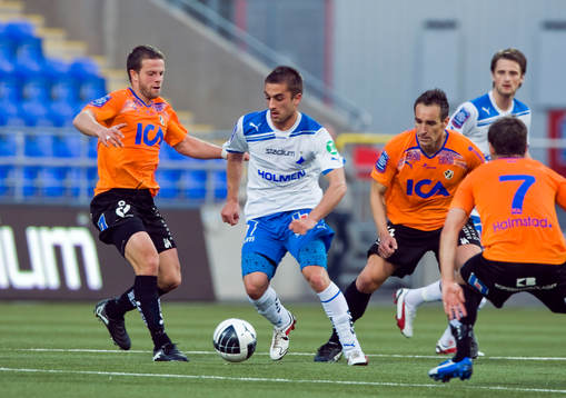 Jonas Gudni Saevarsson, Halmstad, Christopher Telo,
