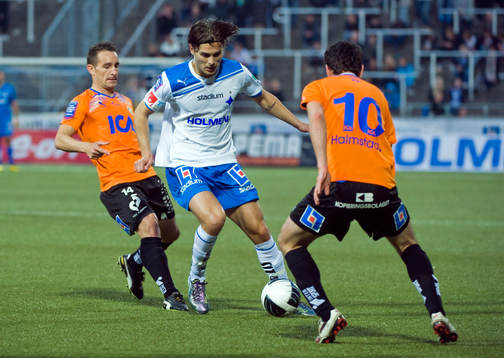 Ivan Diaz, Halmstad och Astrit Ajdarevic, Norrköping