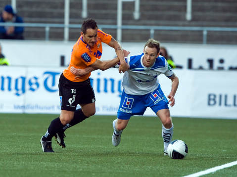Ivan Diaz, Halmstad och Marcus Falk Olander, Norrköping