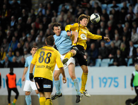 Daniel Andersson, Malmö och Peter Gitselov, Mjällby.