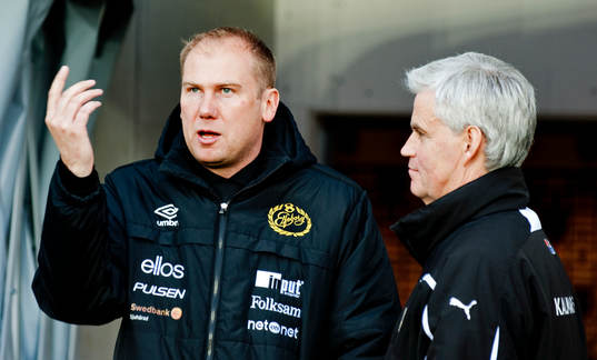 Magnus Haglund, tränare Elfsborg, Nanne Bergstrand,