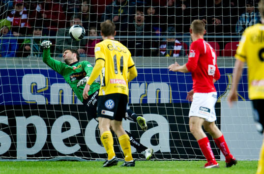 Jesper Christiansen, målvakt, Elfsborg släpper in ett mål