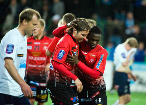 Hans Berggren, Gefle, Tuomo Turunen och Ibrahim Koroma,