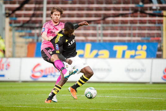 Karl Svensson, Göteborg och Ibrahim Bangura, AIK