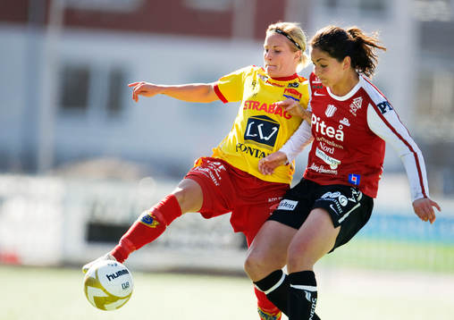 Annica Svensson, Tyresö, och Fiona O'Sullivan, Piteå