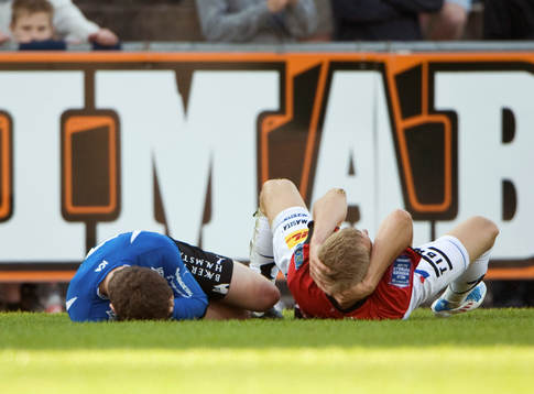 Kujtim Bala, Halmstad, Magnus Andersson, Trelleborg, skada