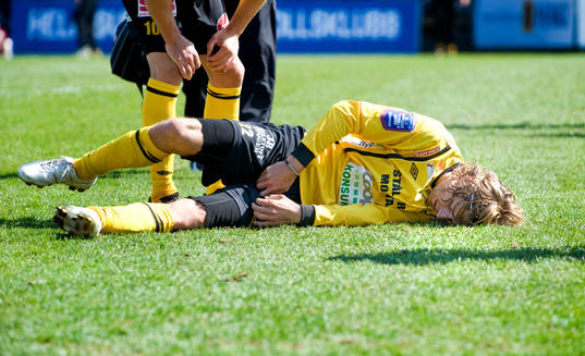 Tobias Grahn, Mjällby, skada