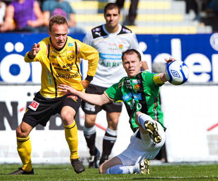 Marcus Ekenberg, Mjällby och Fredrik Lundgren, Gais