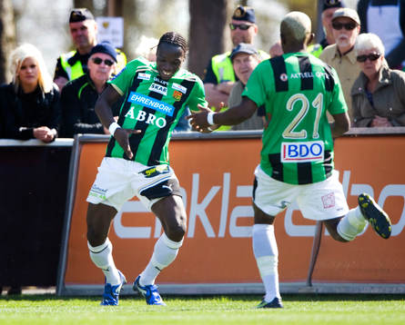 1-1,  Amadaiya Rennie, Gais, jubel, glädje