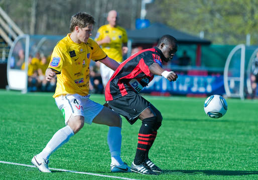 Daniel Johansson, Falkenberg och Saihou Jagne,