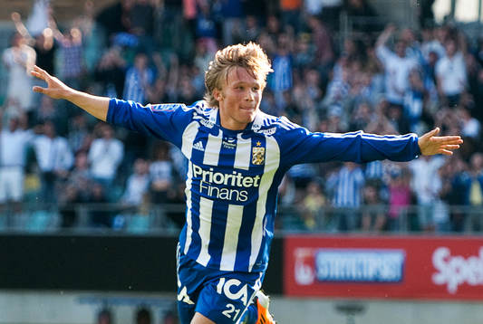 Niklas Bärkroth, IFK Göteborg, jubel