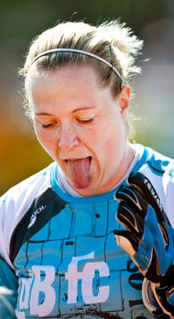 Thora Helgadottir, målvakt