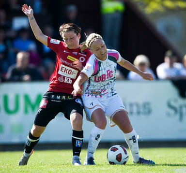 Annika Kukkonen, Ldb mot Erla Arnardottir, Kristianstad
