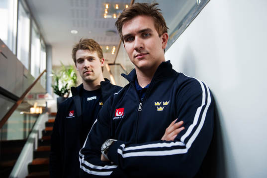 Patrik Berglund och Mikael Backlund