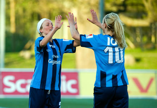 Dora Maria Larusdottir, Djurgården, jubel