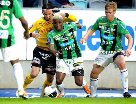 Niklas Hult, Elfsborg, Eric Magloire Bassombeng, Gais