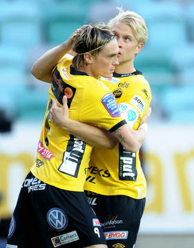 Lasse Nilsson, Johan Larsson, Elfsborg, jubel