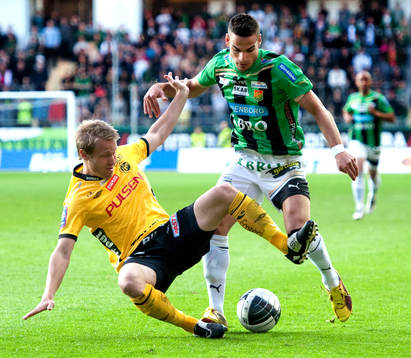 Andreas Klarström, Elfsborg, Mervan Celik, Gais
