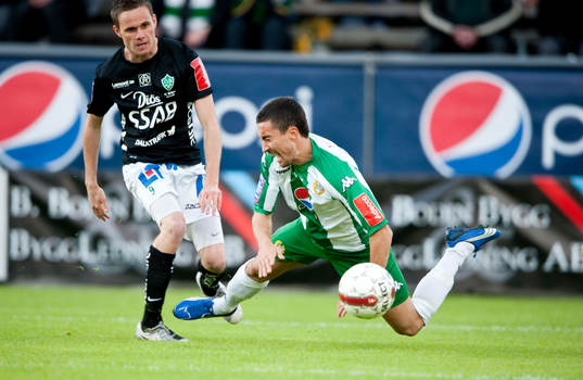 Fadi Malke, Hammarby dras omkull av Johan Persson, Brage