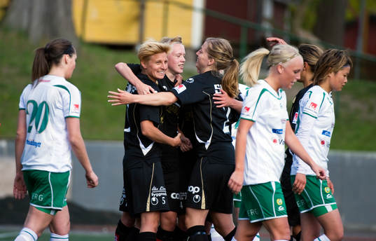 Fotboll, dam, Damallsvenskan, Hammarby - Kopparbergs /
