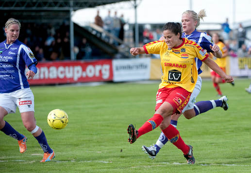 Madeleine Edlund, Tyresö, gör 0-2