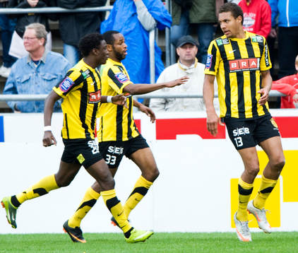 0-1 Mathias Ranegie, Häcken, som överlistar Pär Hansson,