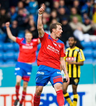 1-1, Alexander Gerndt, Helsingborg, jubel
