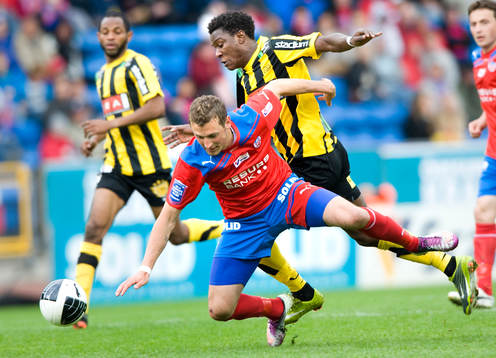 Alexander Gerndt, Helsingborg, och Dominic Chatto, Häcken