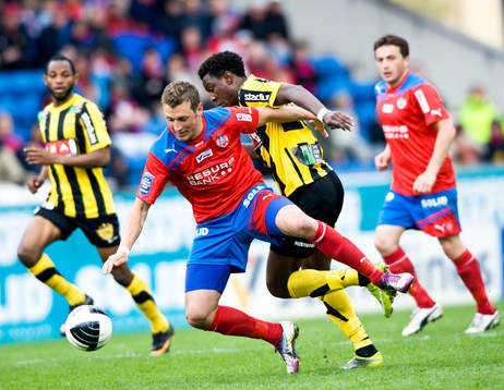 Alexander Gerndt, Helsingborg, och Dominic Chatto, Häcken