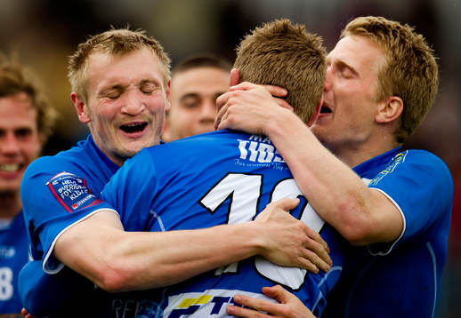Fredrik Jensen, Marcus Pode, Trelleborg jubel